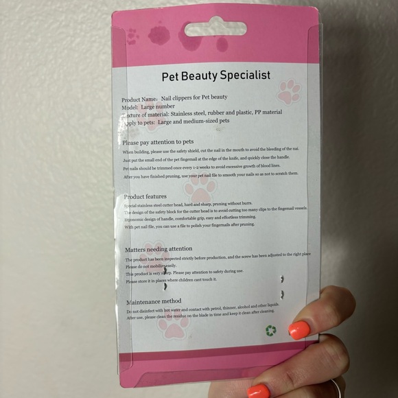 NWT Dog/Cat Nail Trimmers / Clippers for Pet Nails - for Dog or Cat or any pet - Picture 2 of 5